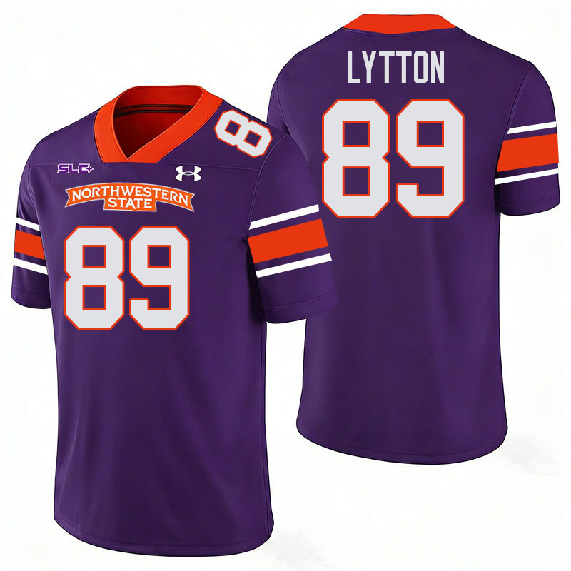 Northwestern State Demons #89 Grayson Lytton College Football Jerseys,Uniforms Stitched-Purple
